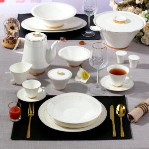 طقم سفره من اللؤلؤ - 60 قطعة