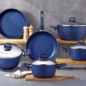 طقم حلل جيرانيت 10 قطع - ايكوتن