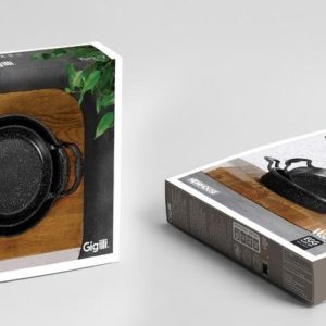 طبق مقلاية بيض 2 قطعة - GIGLLI