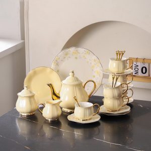 طقم شاي وجاتوة 30 قطعة - Flowry