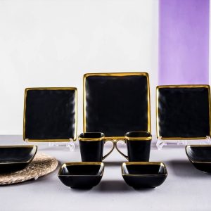 طقم عشاء 30 قطعة مربع - m.s.a