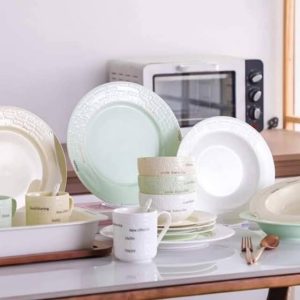 طقم عشاء بورسلين 38 قطعة