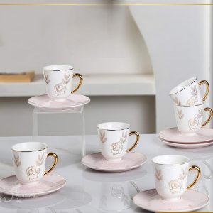 طقم قهوة 12 قطعة - Elegant