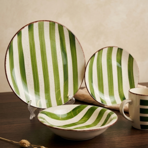 طقم عشاء بورسلين 16 قطعة